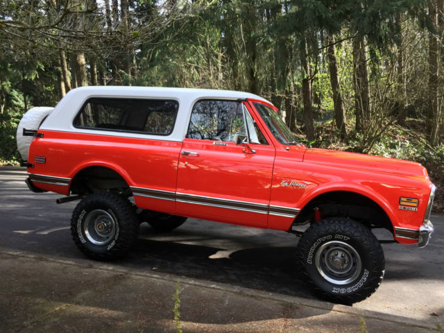 1971 k5 cst blazer 5.7l v8 (rare) auto hugger orange