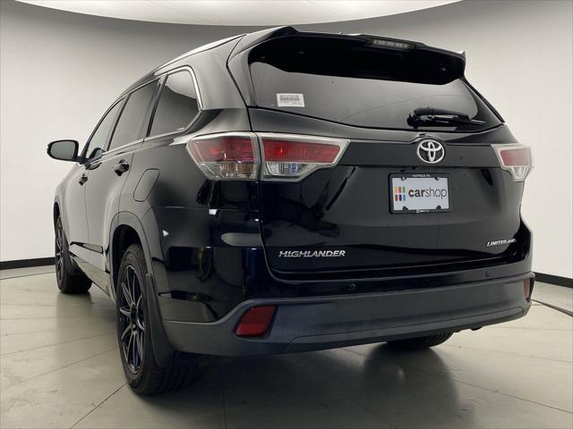 2016 toyota highlander limited