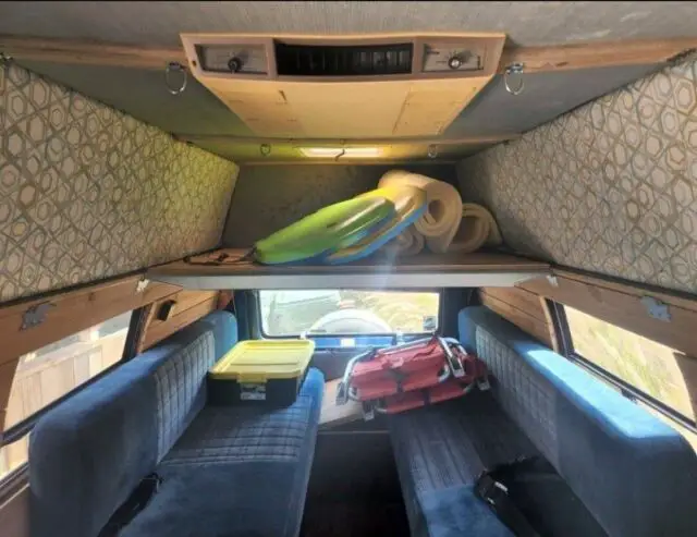 1990 dodge ram van van blue rwd automatic b250 camper van