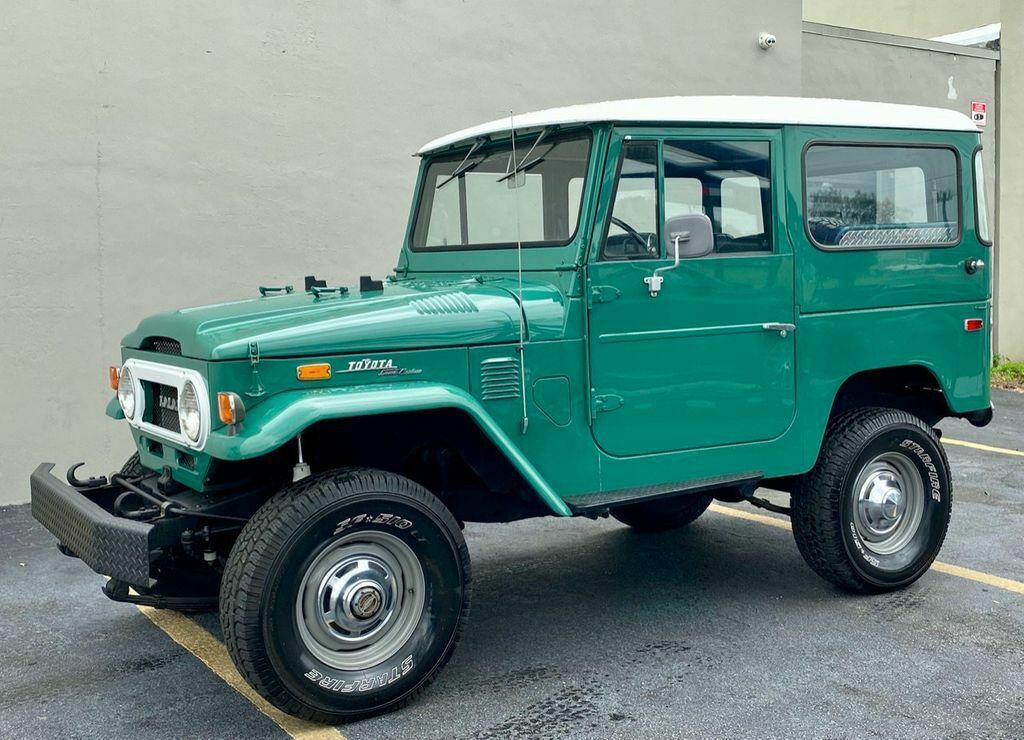 1973 toyota fj40 rustic green 3 speed manual transmission