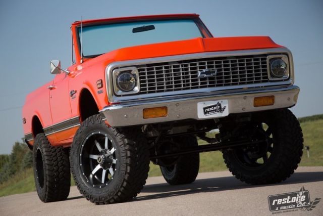 1972 chevrolet blazer 0 hugger orange suv ls1 v8 automatic overdrive transmissi