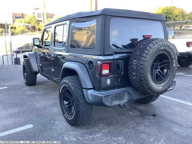 2018 jeep wrangler unlimited sport