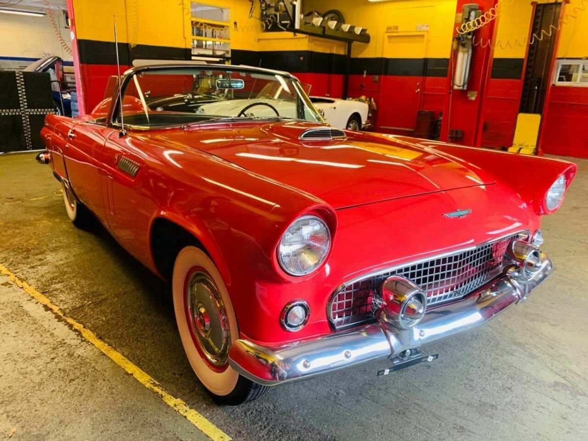 1956 ford thunderbird * fully restored * fiesta red * show condition *