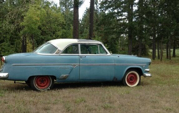 1954 ford skyliner glasstop rebuilt 312ci v8 & 3-spd manual orig factory paint