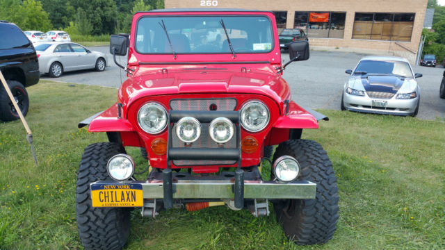 beautiful custom 1985 jeep cj7 rare find chevy small-block 400 v8