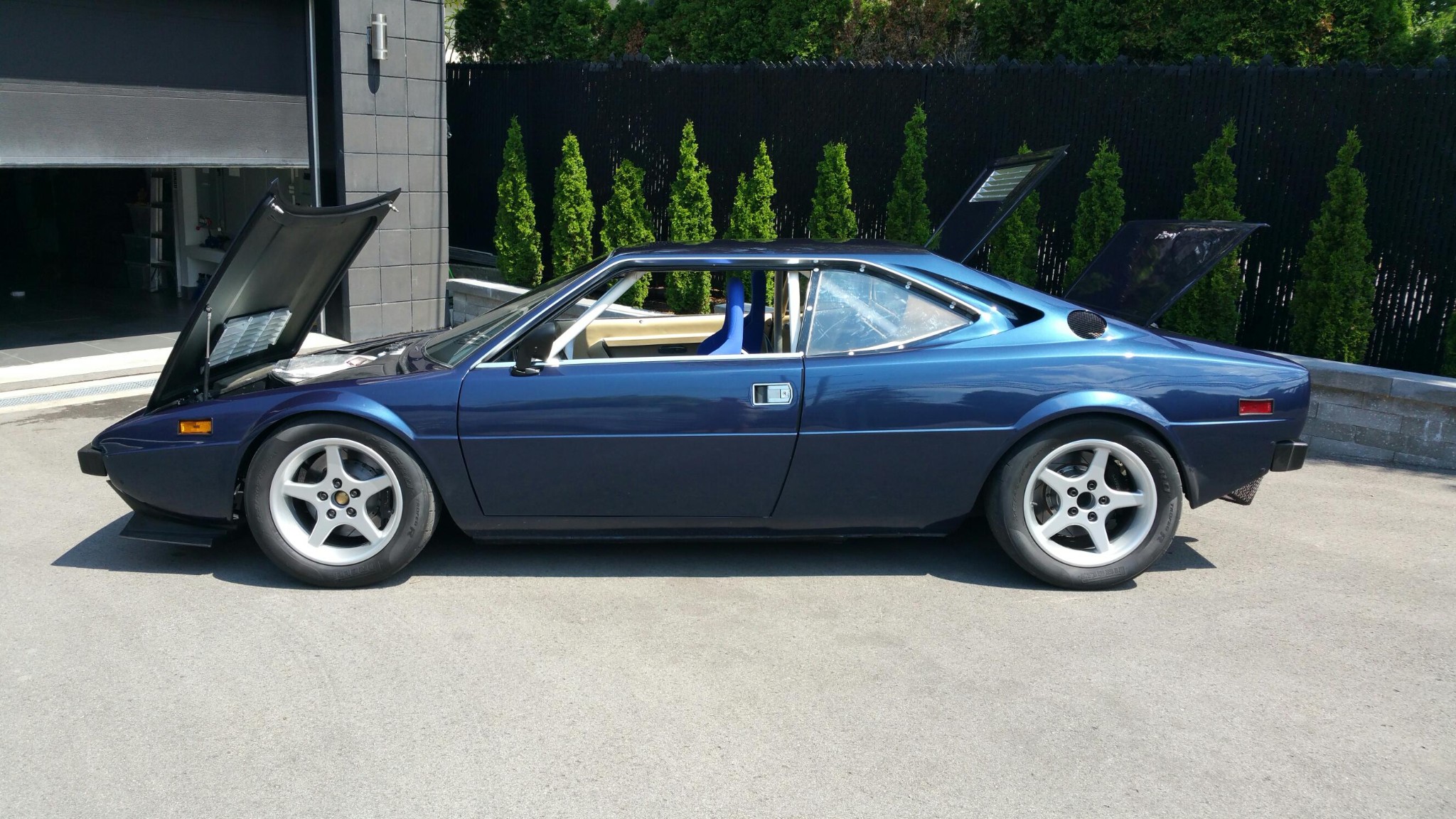 348-powered 1975 ferrari 308 gt4 track car