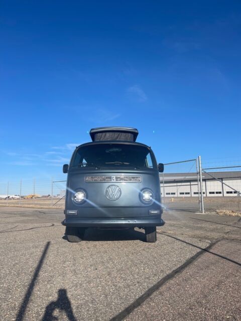 1971 volkswagen type 2 van blue rwd manual camper