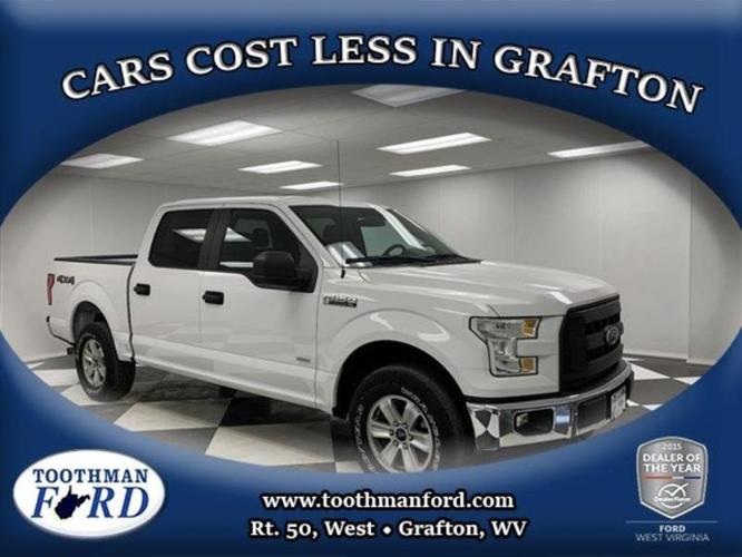 2015 ford f-150 xl 4x4 xl 4dr supercrew 5.5 ft. sb for sale in grafton, west virginia