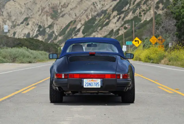 1988 porsche 911 carrera cabriolet: 57k original miles, mechanically strong 3.2l