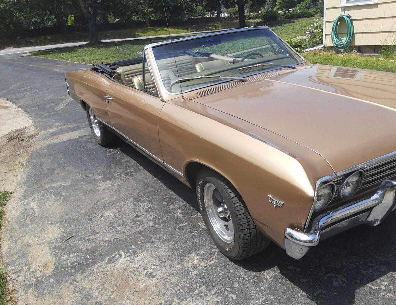 1967 chevrolet chevelle 2 doors convertible clean title