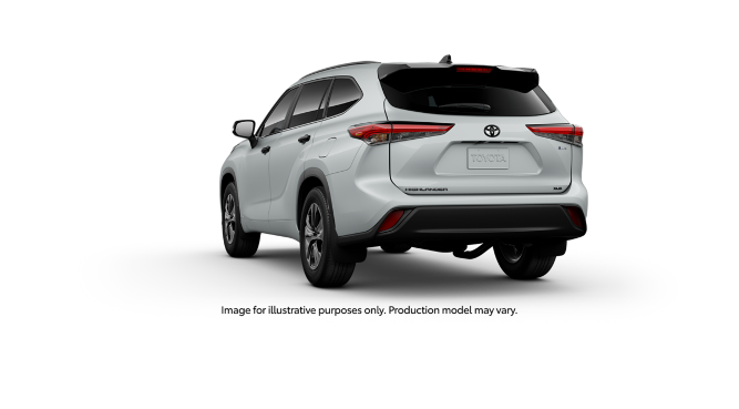 new 2025 toyota highlander hybrid xle nightshade