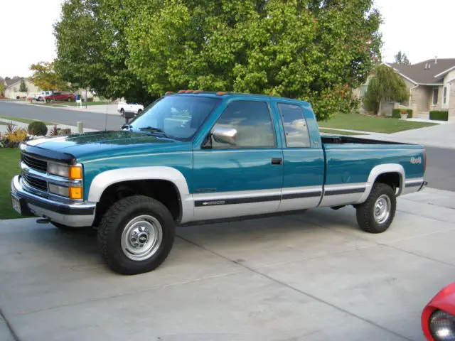 1994 chevrolet silverado 2500 4x4 heavy duty club cab/ext. cab long bed 454 v-8