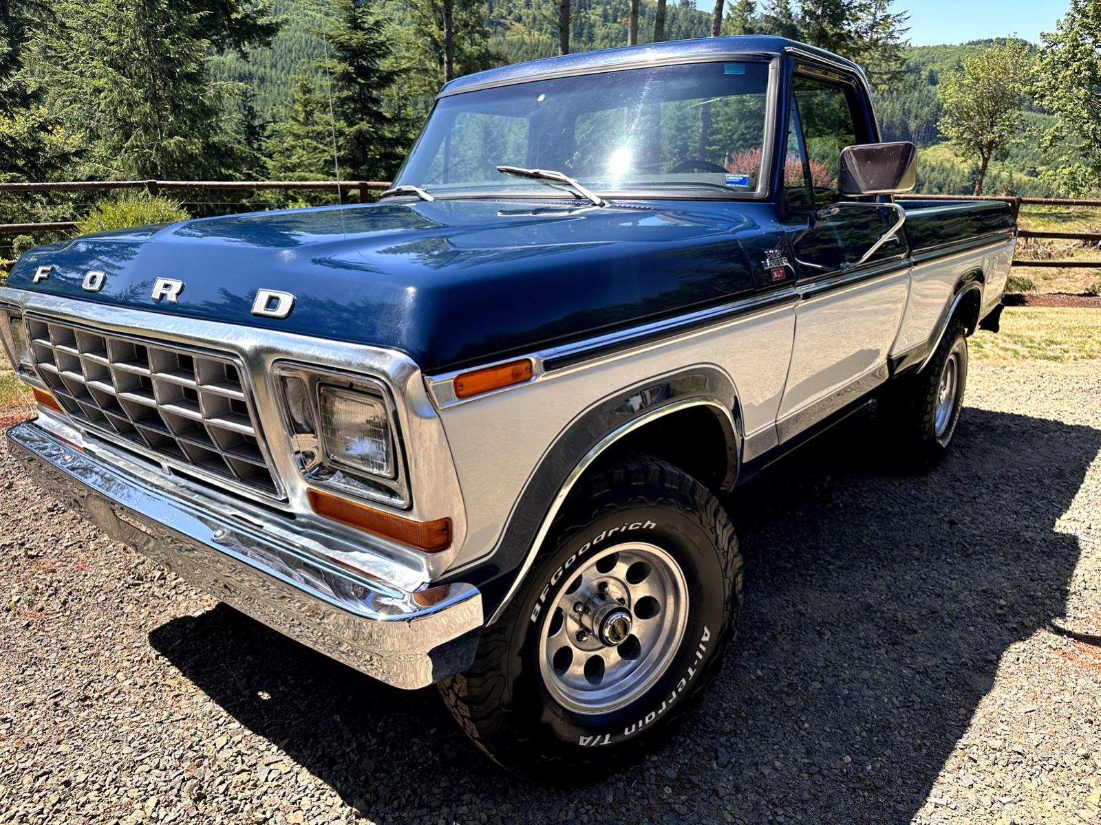 1979 ford f 150 v8 400 paired with a 4 speed borg warner trans