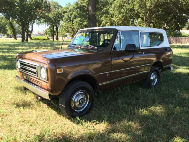 scout ii 1979, 345cid, one (elderly) owner, all original, arizona car