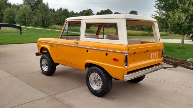 1972 early ford bronco, frame-off rotisserie restoration, uncut, vintage air
