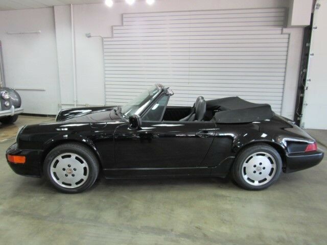 1990 porsche 911 carrera 4 cabriolet 71,893 miles black