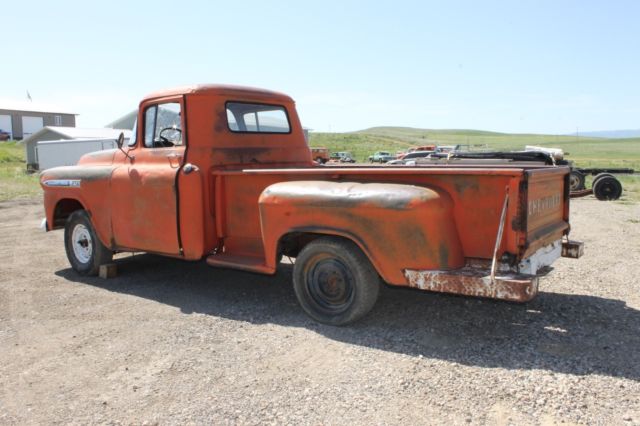 1959 chevrole apache 32.... no reserve!!! solid wyoming beauty!