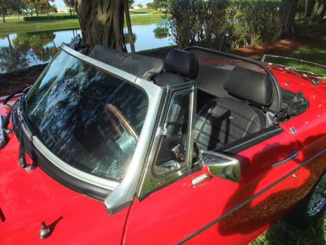 1977 mg mgb overdrive. 2 seater. british roadster. fully restored. florida