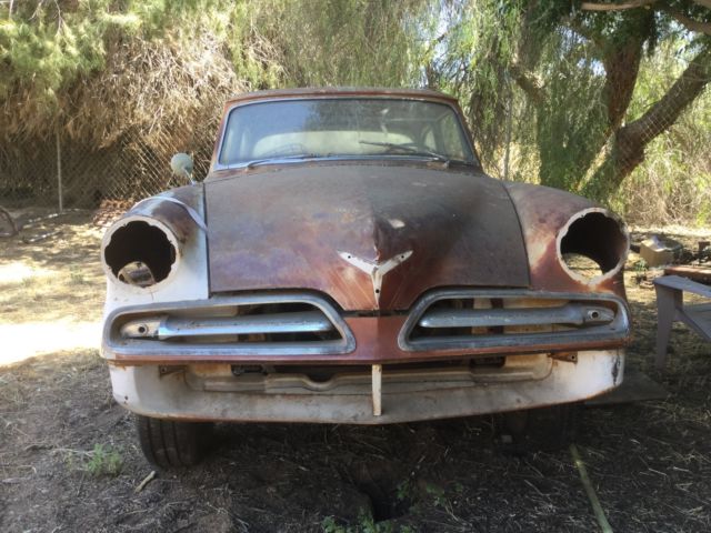 1954 studebaker commander two door sedan unrestored no engine no transmission