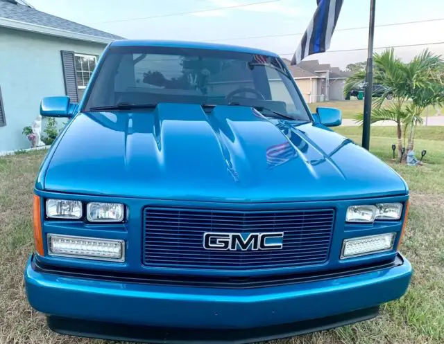 1988 gmc gmt-400 pickup blue rwd automatic c1500