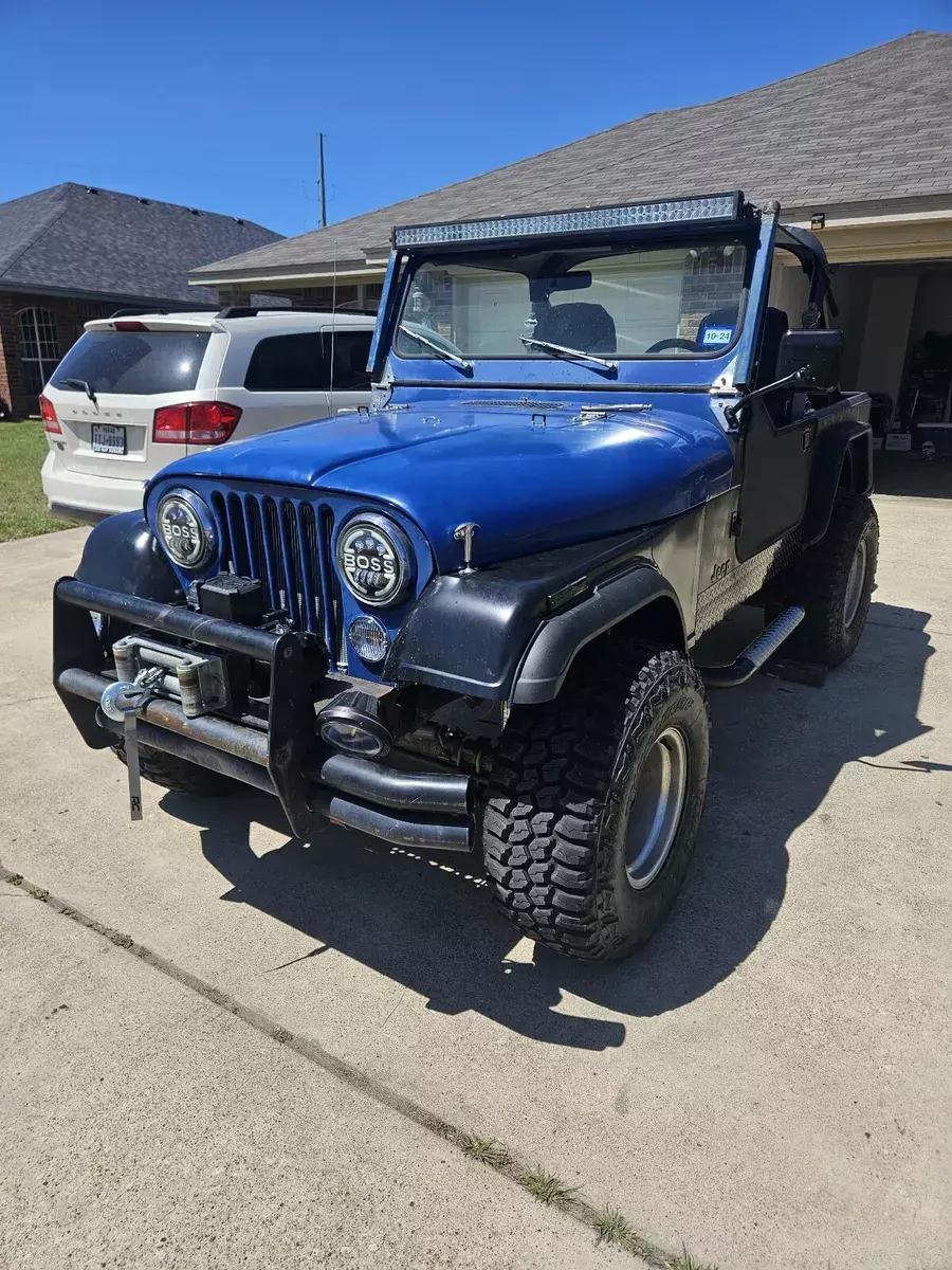 1983 jeep jeep suv blue cj7