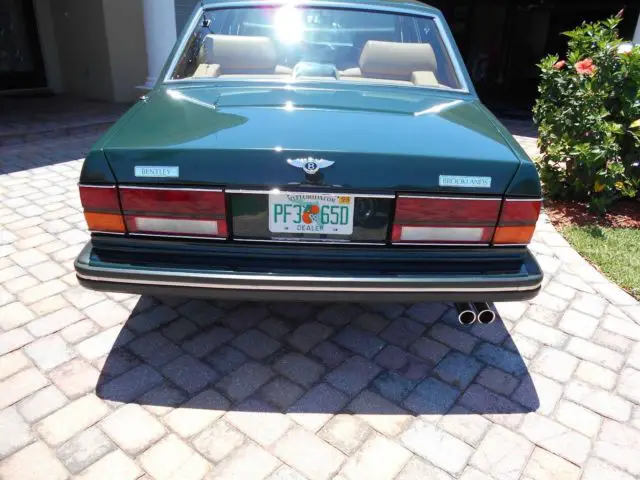 1994 bentley brooklands 6.8l british green with tan interior