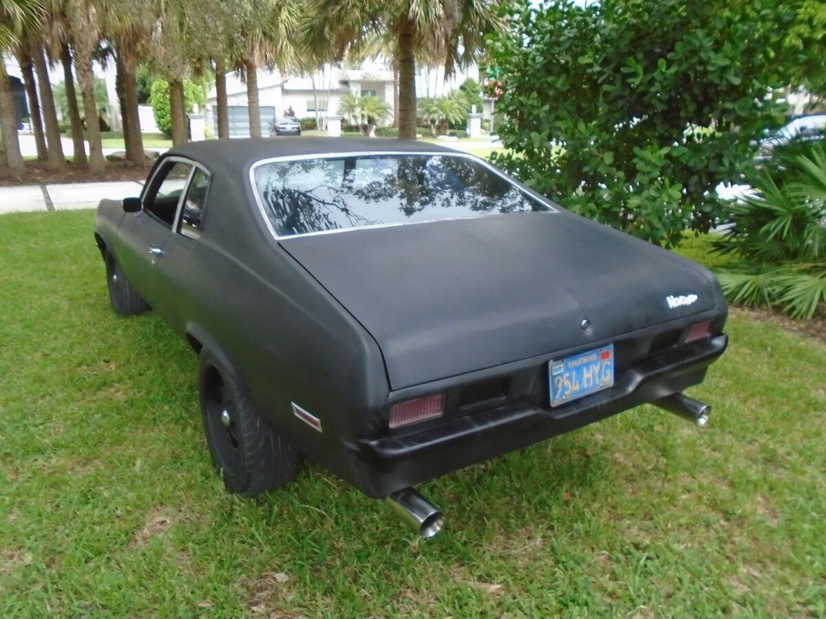 1973 chevrolet black nova 350 4bbl floor console 1972 1971 1970 1969 1968 style