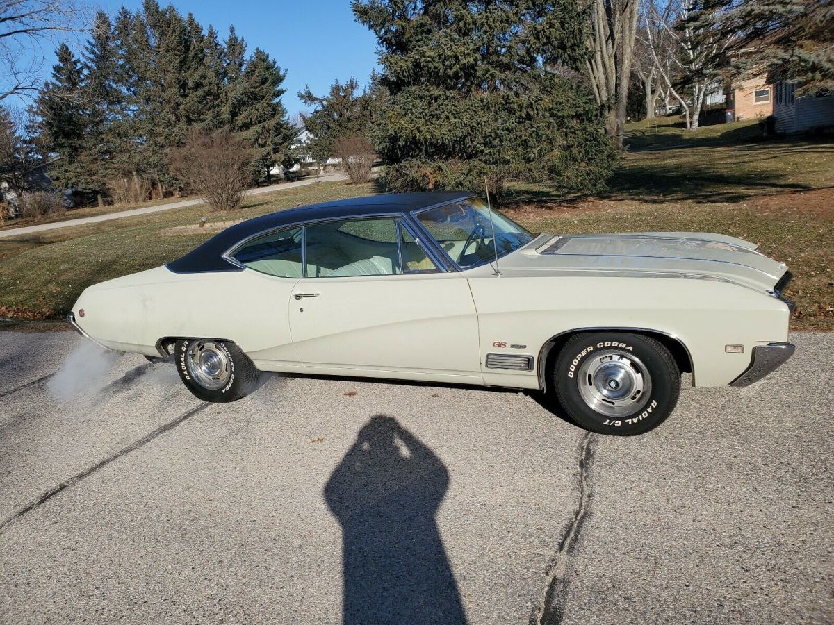 1968 buick gs 350 rare numbers matching 4sp manual bench seat nice no reserve