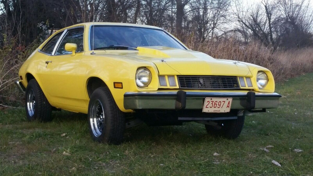 1978 ford pinto hatchback yellow rwd automatic base