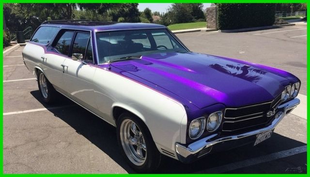 1970 chevrolet chevelle wagon,454 mild cam 8 cylinder engine,4-spd automatic