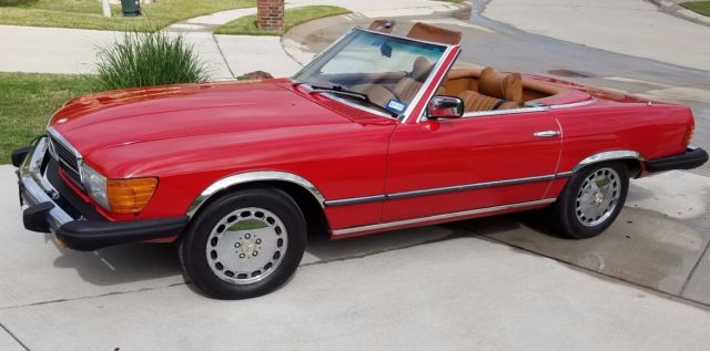 1977 mercedes 450 sl stunning red