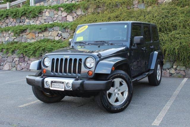 used 2008 jeep wrangler 4wd unlimited sahara malden, ma 02148 for sale in malden, massachusetts