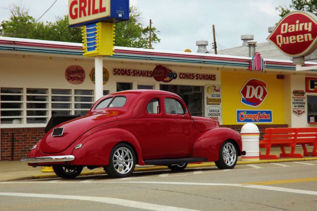 1940 ford custom street rod, fully modern custom build
