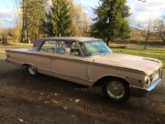 1963 mercury monterey custom 6.4l 2d htp pink lustre/frost original one family