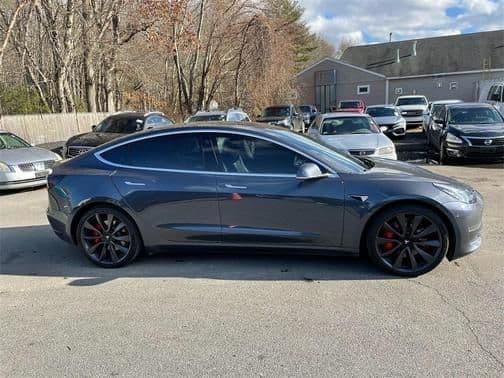 2020 tesla model 3 performance in horseneck beach, massachusetts