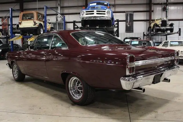 1967 ford fairlane 2759 miles maroon sedan 390 v8 4 speed manual