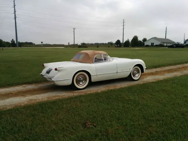 1954 chevrolet corvette convertible 2-door 235ci 155hp restored original