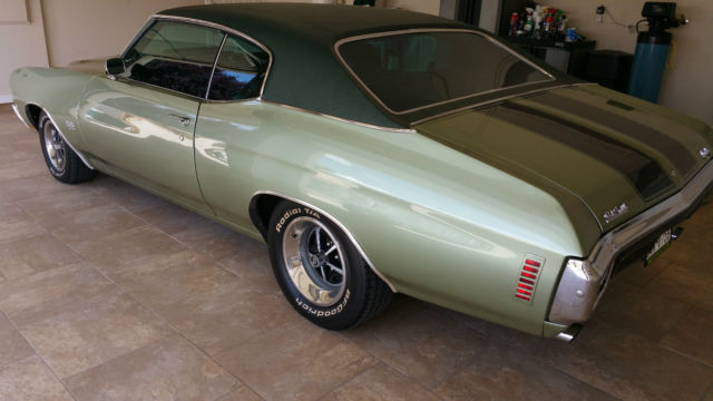 classic, original, mist green, factory gm, ss 396, super sport, cowl induction