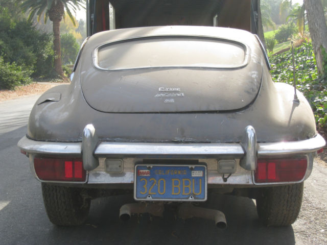 1969 jaguar e type fixed head coupe california barnyard find