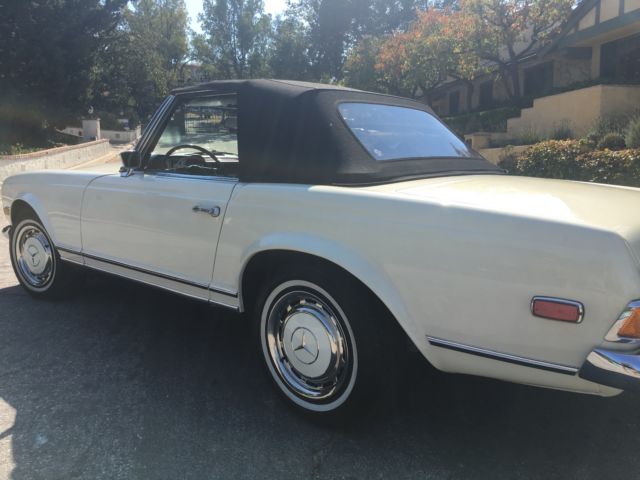 mercedes 280 sl - 1970 - 53400 miles - 2 owners - california car