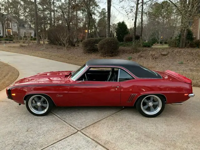 1969 chevrolet camaro hot rod 400 4 speed garnet red super sport replica x44 car