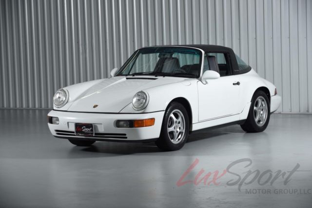 1992 porsche 964 carrera 2 targa white/grey 5-speed serviced, mint rare 1 of 211