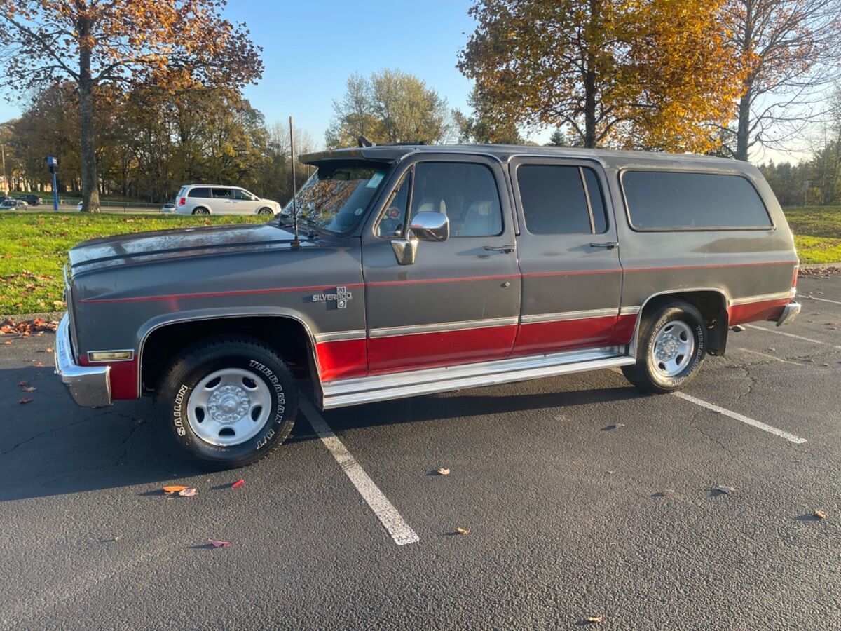 1987 chevy suburban 20 silverado 3/4 ton 454 auto 2500 worldwide no reserve