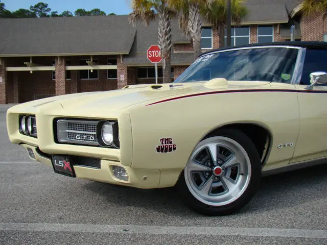1969 gto supercharge 6.0 ls restomod / pro-touring convertible