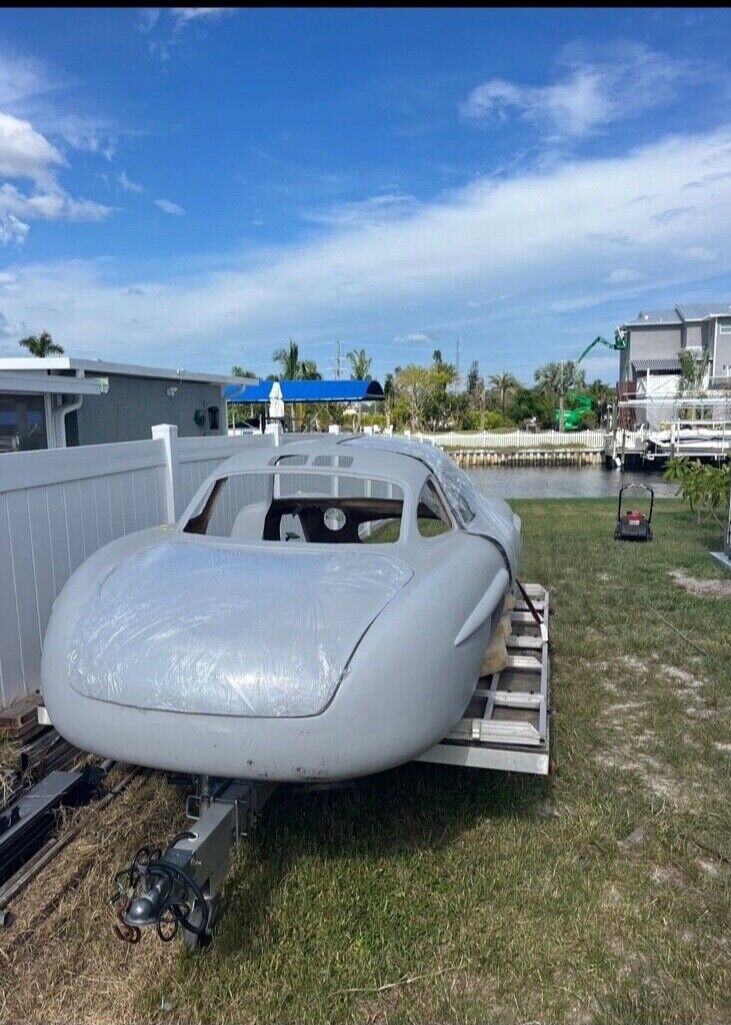 mercedes-benz 300 sl gullwing fiberglass body made by atilla adam galambos