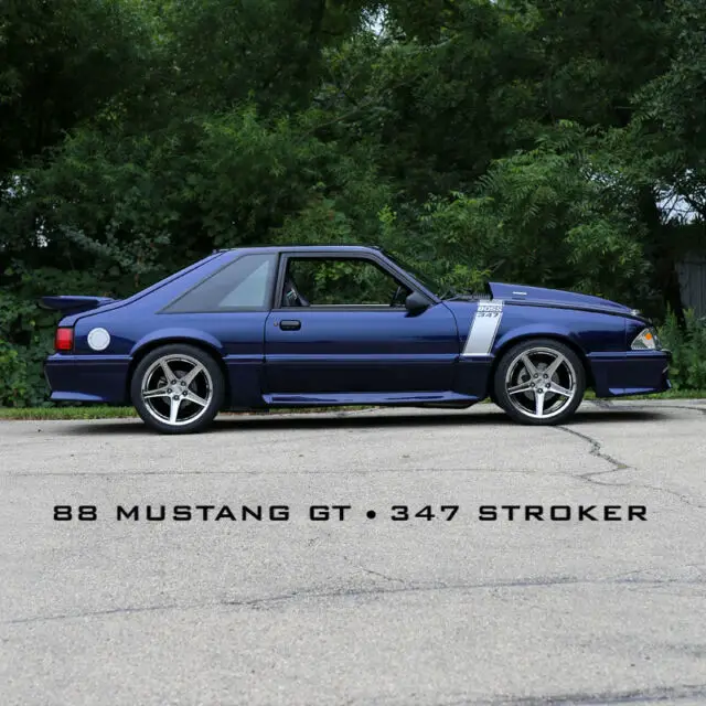 1988 fox body mustang gt, 347 stroker