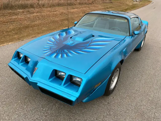 1979 trans am, 6.6 litre v8 - ws6, automatic, atlantis blue, 35k miles