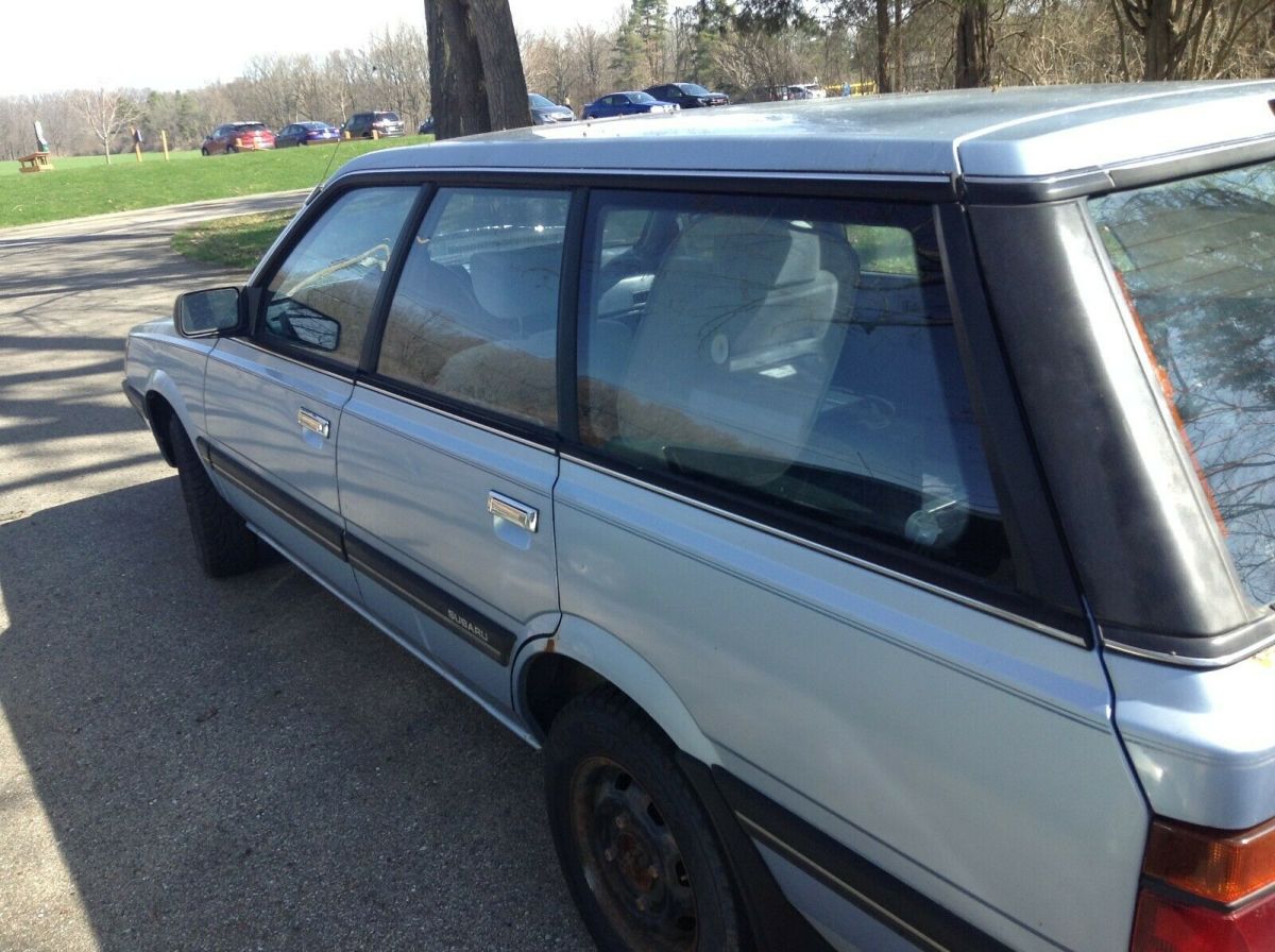 1988 subaru gl 4-wheel drive running excellent decent body cool vintage wagon dl