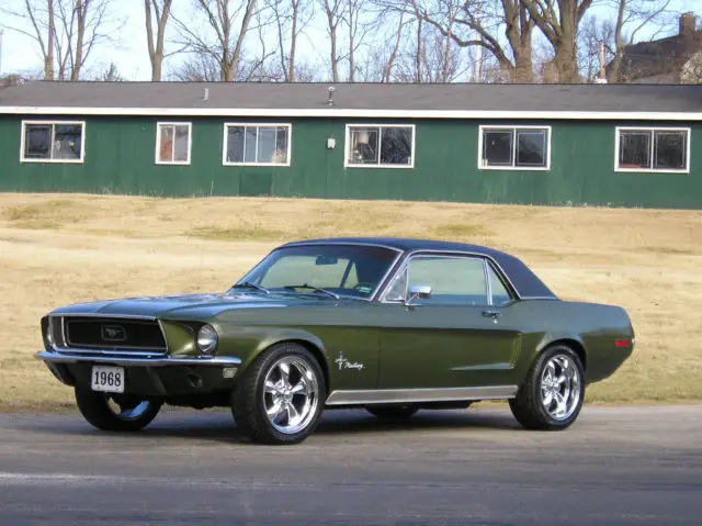absolutely stunning 1968 mustang j code custom! strong v/8! rust free! a / c