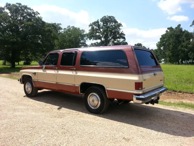 1987 chevrolet suburban silverado c-20 new fuel injected 454